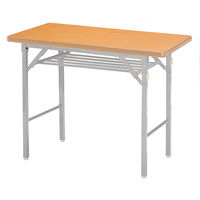 ニシキ工業 折り畳み会議テーブル 棚付 幅900×奥行600×高さ700mm　 1台