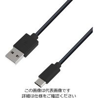 カシムラ USB充電&同期ケーブル 2m AーC SOFT BK AJ-612 1セット(10個)（直送品）