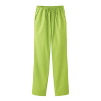 フォーク レディスストレートパンツ ライム M 6012SC-6 1枚　スクラブ