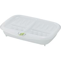 イノマタ化学 #2110 リーフ ダブルトレー ナチュラル 1個（直送品）