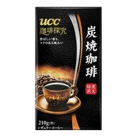 【アウトレット】【コーヒー粉】UCC上島珈琲 珈琲探究 炭焼珈琲 VP 1袋（210g）