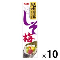 エスビー食品 S&B しそ梅 ４０ｇ　10個