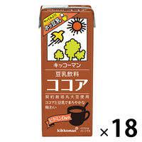 キッコーマン 豆乳飲料 ココア 200ml 1箱（18本入）