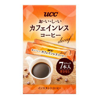 【スティックコーヒー】UCC上島珈琲 おいしいカフェインレスコーヒー 1箱（7本入）