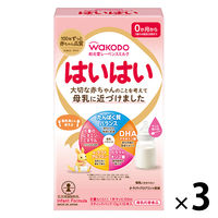 【0ヵ月から】WAKODO（和光堂）レーベンスミルク はいはい スティックパック 13g×10包　1セット（3箱） アサヒグループ食品 粉ミルク