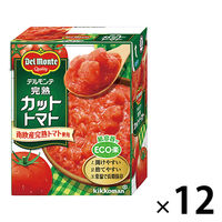 デルモンテ　完熟カットトマト（紙パック）388g　南欧産完熟トマト使用　1セット（12個）　素材缶詰（トマト）　キッコーマン