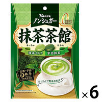 カンロ ノンシュガー抹茶茶館 72g 6袋 キャンディ 飴