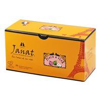 Janat（ジャンナッツ） ブラックシリーズ ピーチ＆ペアー 1箱（25バッグ入）