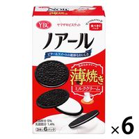 ヤマザキビスケット ノアール薄焼きミルククリーム 6個 ビスケット クッキー