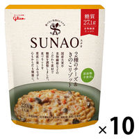 江崎グリコ SUNAO 2種のチーズ＆きのこリゾット 10個 リゾット 加工米飯
