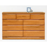 【設置込】サン キリーナ ローチェスト 幅1400×奥行450×高さ910ｍｍ ナチュラル 22021 1台（直送品）