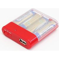 エアージェイ USB ポート付 乾電池式緊急充電器 BJ-USB1A