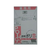 システムポリマー システムポリマー/G-93/BOX業務用 透明ポリ袋 90L G-93 1セット(100枚×3箱)