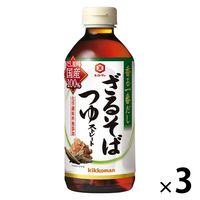 香る一番だし ざるそばつゆ 500ml 3本 キッコーマン食品