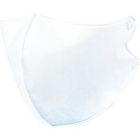 洗って使える不織布×ウレタンハイブリッドマスク 接触冷感　サイズ調整可能アジャスター付き　135×130mm(折りたたみ時)　熱中症対策（直送品）