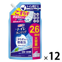 ルックプラス トイレクレンジング ミンティフレッシュの香り 詰め替え 大容量 640ml 1セット（12個） ライオン
