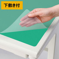 プラス ななめカットデスクマットOA DM-010EW 1枚（わけあり品）