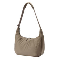 無印良品 撥水 中わた入り ２ＷＡＹ ワンショルダーバッグ キャメル タテ２８．５×ヨコ４０×マチ１２ｃｍ 良品計画