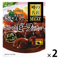 エスビー食品 噂の名店 THE MEAT ごろっとビーフシチュー 210g 1セット（1個×2）レンジ対応 レトルト