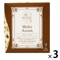 神戸紅茶 More Cup of Tea モルティーアッサム 1セット(1箱(7バッグ入)×3) 個包装