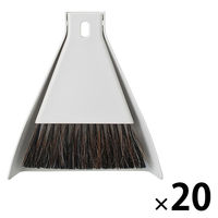 【まとめ買いセット】無印良品 卓上ほうき ちりとり付き 約幅16×奥行4×高さ17cm 1セット（1個×20） 良品計画