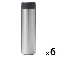 【まとめ買いセット】無印良品 ステンレス保温保冷ボトル 約500ml 1セット（1個×6） 良品計画