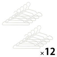 【まとめ買いセット】無印良品 再生ポリプロピレンハンガー 約幅42cm 10本組 1セット（1個（10本組）×12） 良品計画