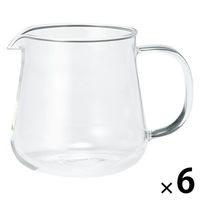 【まとめ買いセット】無印良品 耐熱ガラス サーバー 小 500mL 1セット（1個×6） 良品計画