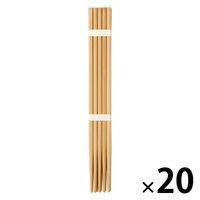 【まとめ買いセット】無印良品 竹箸10膳入 23cm 1セット（1袋（10膳入）×20） 良品計画