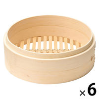 【まとめ買いセット】無印良品 竹材 蒸篭（せいろ） 本体 深型 大 約直径23×高さ8cm 1セット（1個×6） 良品計画