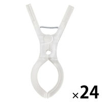 【まとめ買いセット】無印良品 ポリカーボネートピンチ 物干し用 4個入 1セット（1袋（4個入）×24） 良品計画