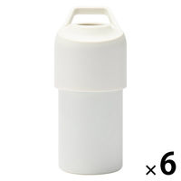 【まとめ買いセット】無印良品 冷やしたまま持ち運べる ペットボトル用保冷ホルダー 白 ５００ー６５０ｍＬ用 1セット（1個×6）