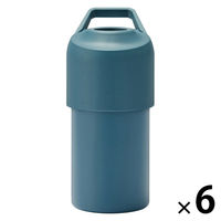 【まとめ買いセット】無印良品 冷やしたまま持ち運べる ペットボトル用保冷ホルダー ダークブルー 1セット（1個×6） 良品計画