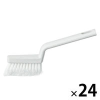 【まとめ買いセット】無印良品 タイル目地ブラシ 約幅3×奥行19×高さ9.5cm 1セット（1個×24） 良品計画