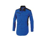 ジーベック バイオエコTCストレッチ長袖シャツ 1533ー46 ー 4Lーロイヤルブルー 1533 1着（直送品）