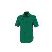 ジーベック 裏綿ストレッチ半袖シャツ 1512ー60 ー 4Lーグリーン 1512 1着（直送品）