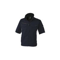 ジーベック バイオエコTCストレッチ半袖ブルゾン 1531ー19 ー SSーディープネイビー 1531 1着（直送品）