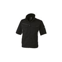 ジーベック バイオエコTCストレッチ半袖ブルゾン 1531ー90 ー 3Lークロ 1531 1着（直送品）