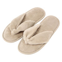 吸水生地スリッパ(HOUSEHOLD GOODS) ベージュ studio CLIP