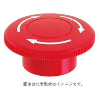 IDEC Φ22TW中形(Φ29)プッシュロックターンリセット用ボタン AVW3B-R 1セット(2個入)（直送品）