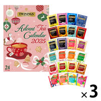 片岡物産 トワイニング アドベントティーカレンダー2025 1セット(1個(24バッグ入)×3)