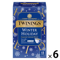 片岡物産 トワイニング ウィンターホリデー 1セット(1箱(18バッグ入)×6) 個包装