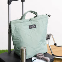 キルト2WAYショルダートートバッグ グリーン LAKOLE/ラコレ