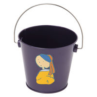 (世界の名作)ミニバケツ 真珠の耳飾り　小物収納 LAKOLE/ラコレ