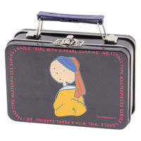 (世界の名作)ミニトランク 真珠の耳飾り　小物収納 LAKOLE/ラコレ