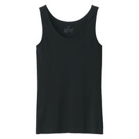 無印良品 レディース 婦人 あったか綿 タンクトップ 婦人Ｍ 黒 良品計画