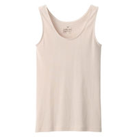無印良品 レディース 婦人 あったか綿 タンクトップ 婦人Ｓ ライトベージュ 良品計画