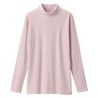 無印良品 レディース 婦人 あったか綿 厚手 タートルネック長袖Ｔシャツ 婦人Ｓ ライトピンク 良品計画