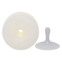 ポコ（POCO）キッチンスポンジ マル吸盤付 ホワイト 1個 マーナ