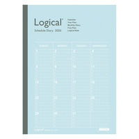 【アウトレット】【2026年度版手帳】ナカバヤシ ロジカルダイアリー月間ノートタイプA B5 ブルー NSーB502ー26AB 1冊
